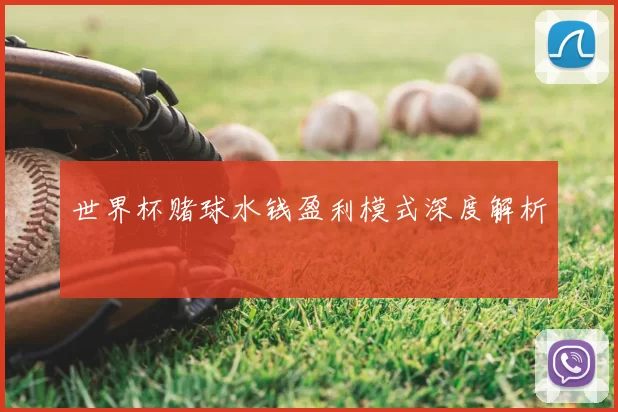 世界杯赌球水钱盈利模式深度解析