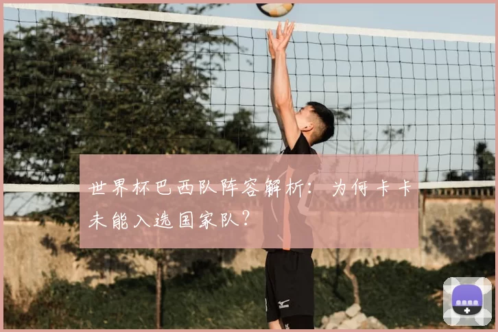世界杯巴西队阵容解析:为何卡卡未能入选国家队?