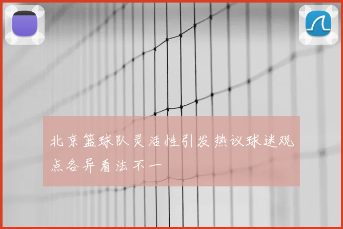 北京篮球队灵活性引发热议球迷观点各异看法不一